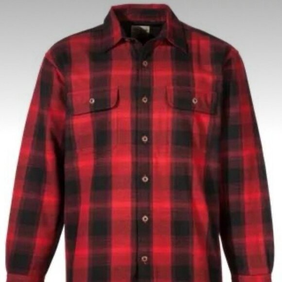 RedHead fleece-lined red & black plaid long sleeved jacket. Men’s size XL - Picture 3 of 13